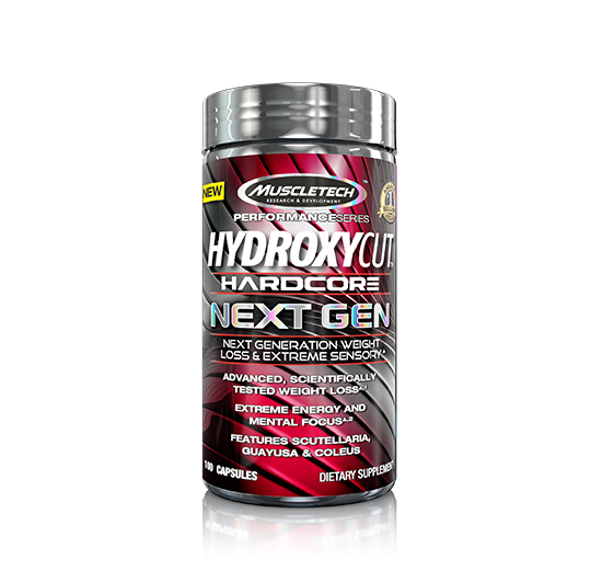 Hydroxycut Hardcore Next Gen 100 Capsules Supplement Factory