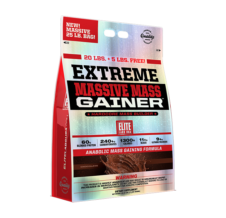 Extreme Massive Mass Gainer 25 lbs Supplement Factory