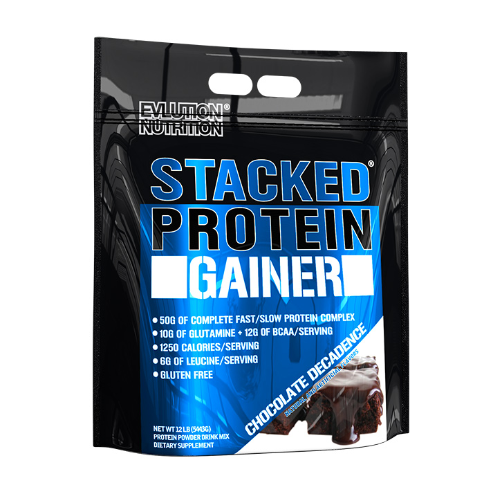 EVL Stacked Protein Gainer 12 lbs Supplement Factory