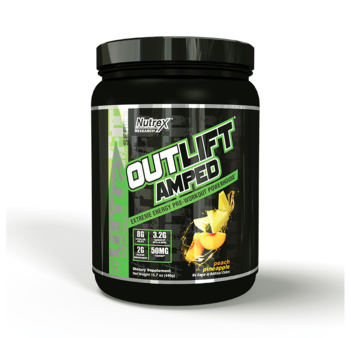 Nutrex Outlift Amped 20 Servings Supplement Factory